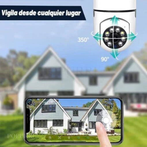 Foco Cámara 360° Inteligente