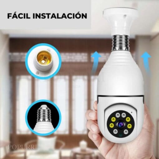 Foco Cámara 360° Inteligente
