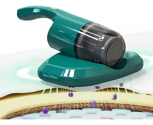 ASPIRADORA INALÁMBRICA ANTI ÁCAROS DE MANO CON LUZ UV