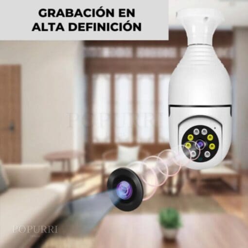 Foco Cámara 360° Inteligente