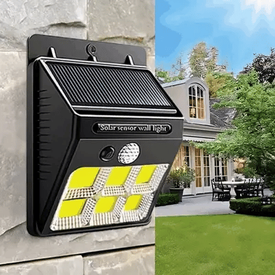 FOCO SOLAR CON SENSOR DE MOVIMIENTO