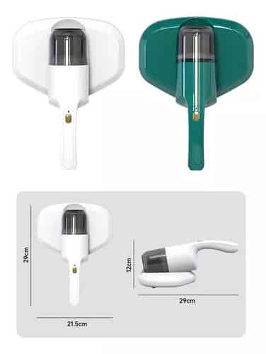 ASPIRADORA INALÁMBRICA ANTI ÁCAROS DE MANO CON LUZ UV