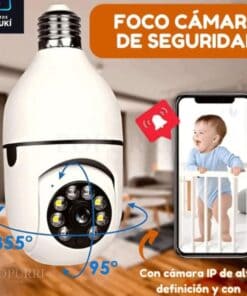 Foco Cámara 360° Inteligente